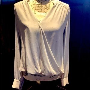 Grey blouse with crystals
